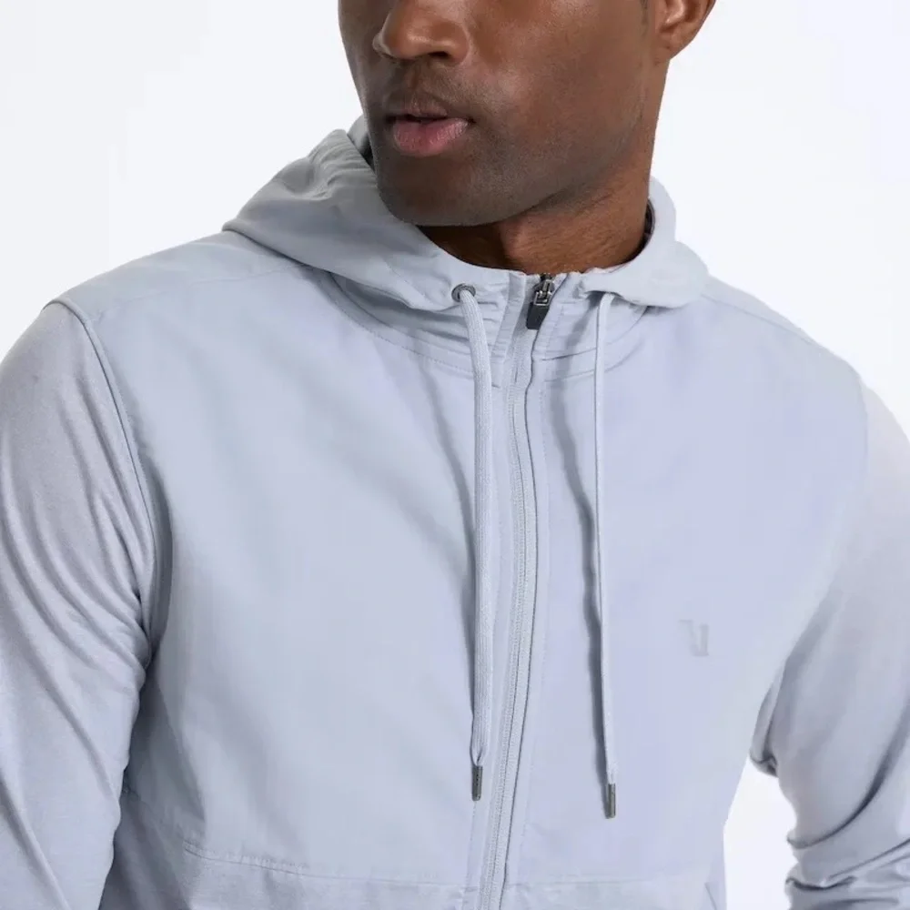 NWT VUORI MEN'S SUNDAY ELEMENT JACKET PLATINUM‎ HEATHER